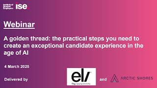 ISE, Eli Onboarding and Arctic Shores Webinar
