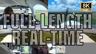 8K Real-Time: Flying to Pella, Iowa