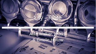 5K Sub Dedication - Alan Walker, K-391 & Emelie Hollow - Lily - Flute Sheet Music