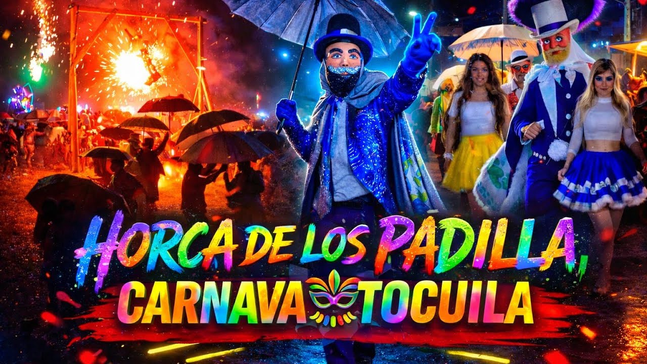 HORCA LOS PADILLA, CARNAVAL TOCUILA 2026🎭🎩☂️🎉❤️