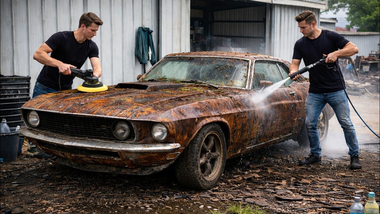 Full ASMR Car Restoration | 1969 Ford Mustang Boss 429 Reborn