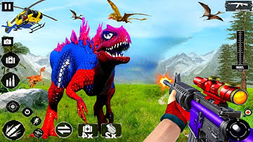 Best Dinosaur Hunter 3D Shooting Game | T-Rex Dinosaur Games – Android Gameplay