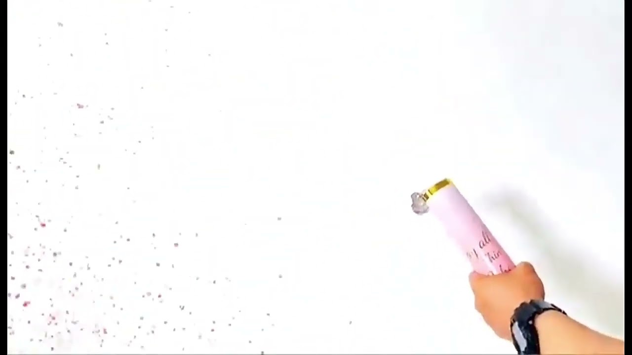 Custom Rainbow Confetti Cannon For Birthday Wedding Party Decoration