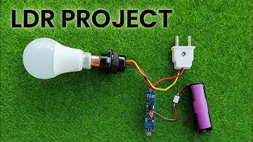 How to Control 220V Bulb with LDR | Automatic Light Project