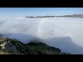 stone plateau above the clouds