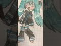 Miku🩵#art#drawing