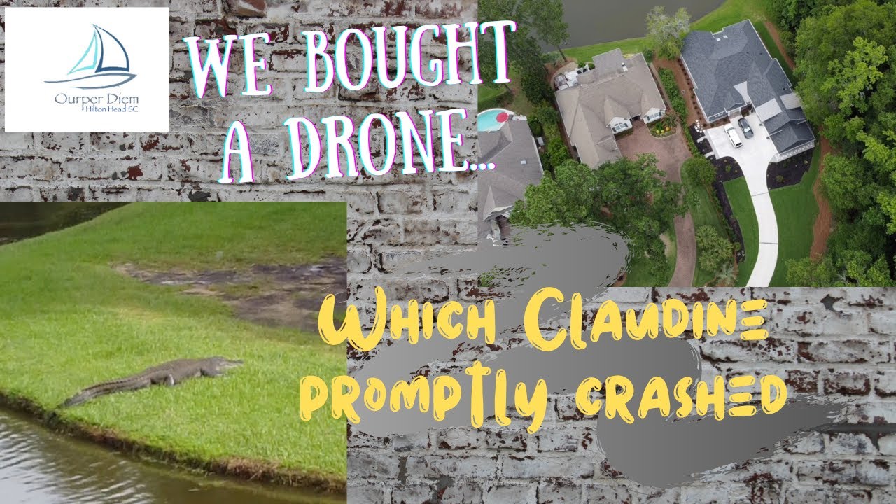 We bought our first drone… which the wife promptly crashed