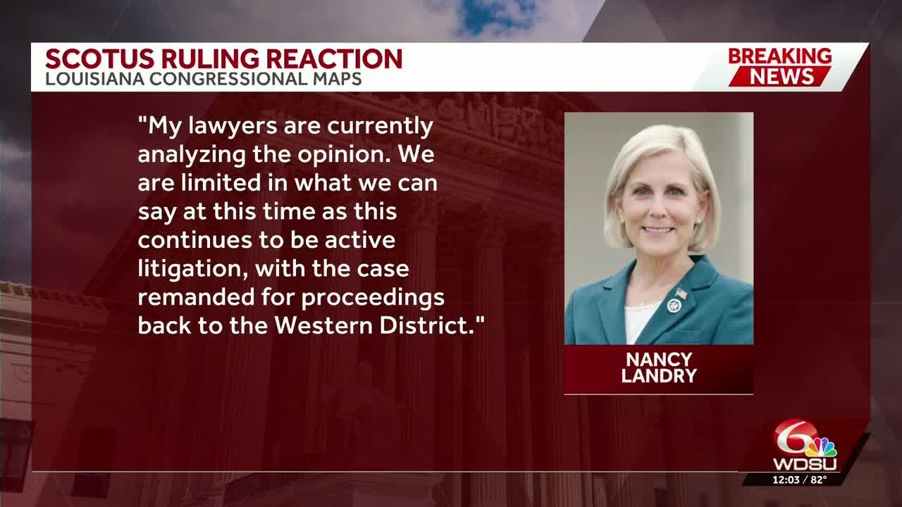 Scotus Rendquist Louisiana leaders react to SCOTUS ruling on congressional maps in ...