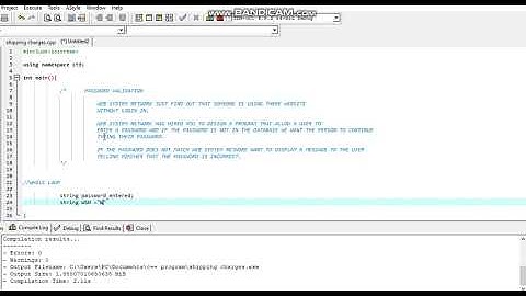 Password Validation Using while loop