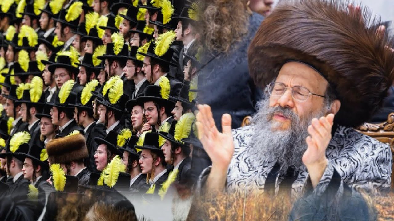 עם נוצה צהובה בכובע: פורים תשפ׳ו בחצר הקודש באבוב 45. תיעוד נדיר ומיוחד