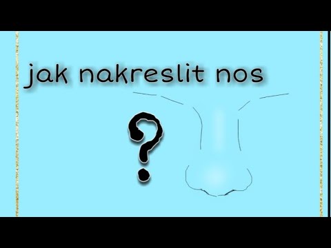 Video: Ako Nakresliť Nos