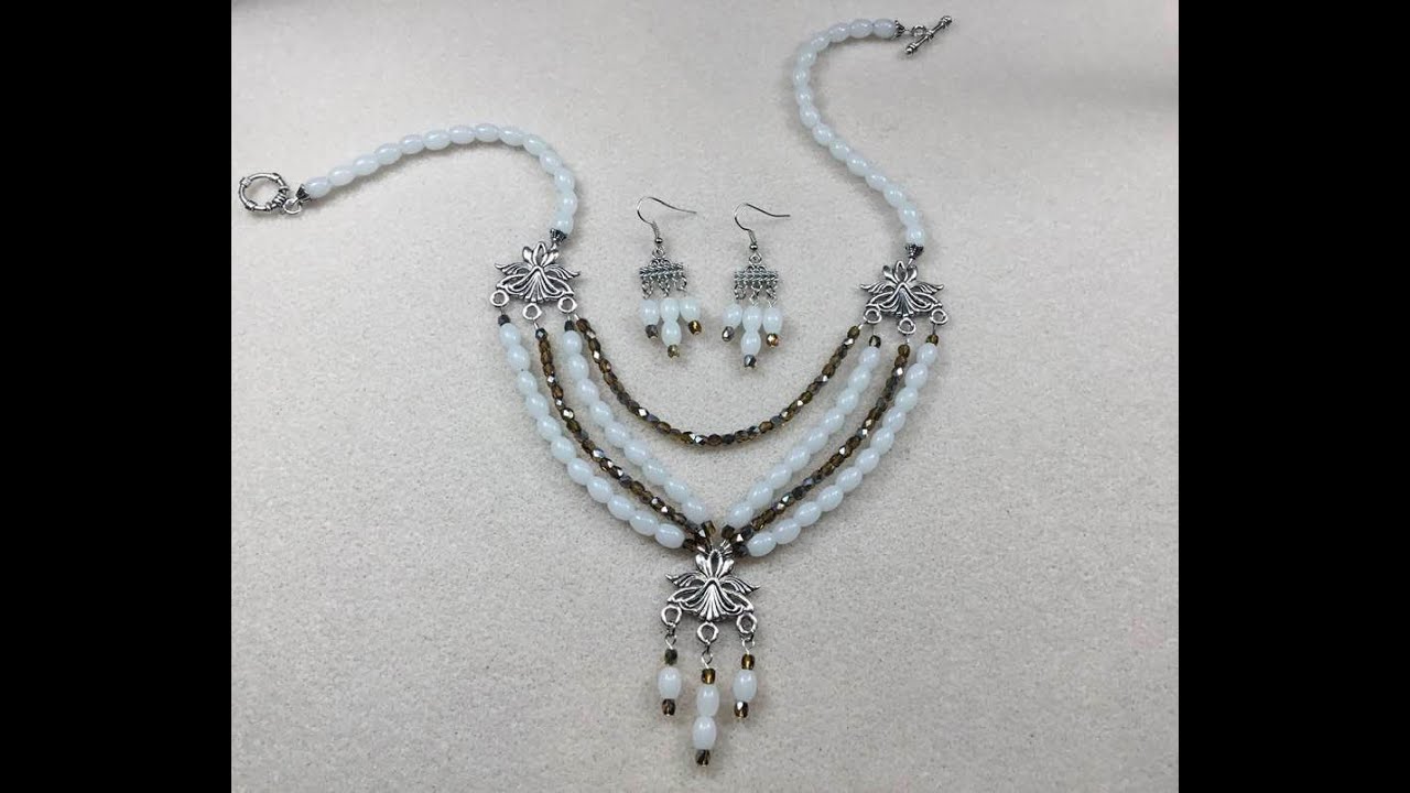 Fancy Multi Strand Necklace Tutorial