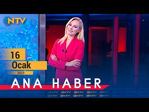 @NTV Seda Öğretir ile NTV Ana Haber Bülteni (16 Ocak 2023)