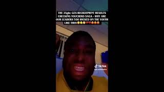 25Ghc Recruitment Resukts Vouchers Expose by a Guy oh Ghanaian Leaders hmm
