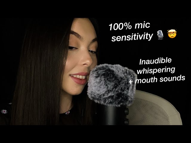 ASMR 100% SENSITIVITY 🎙 LAYERED INAUDIBLE WHISPERING & MOUTH SOUNDS 💤