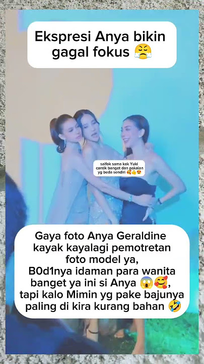 Anya Geraldine bikin gagal fokus 😮 #shortvideo #trending #anyageraldine #fyp