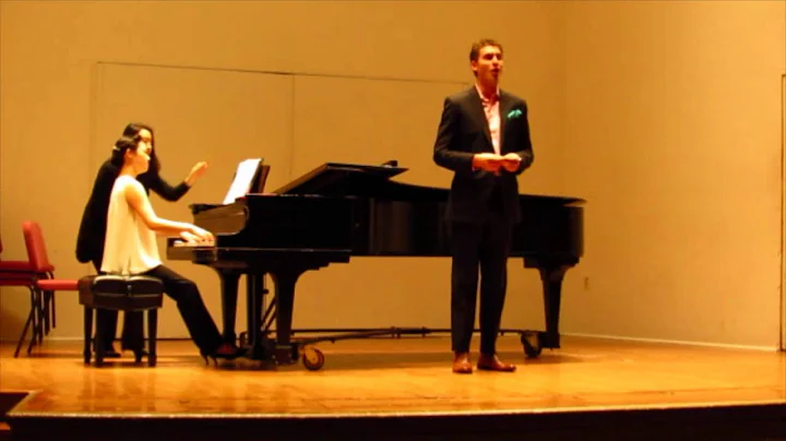 Le bestiaire sung by Nicholas Emory Dogas, baritone