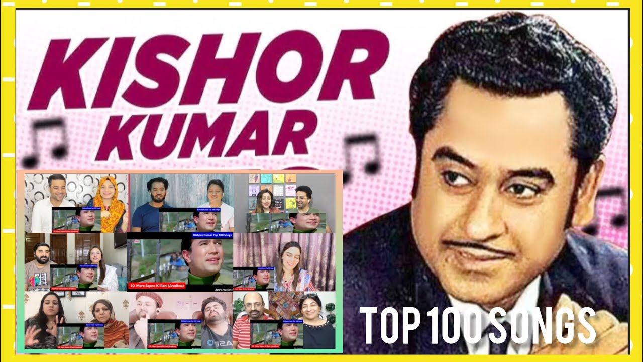 Top 100 Songs OF Kishore Kumar |100 Hit Songs Of Kishore Kumar | Reaction Mashup