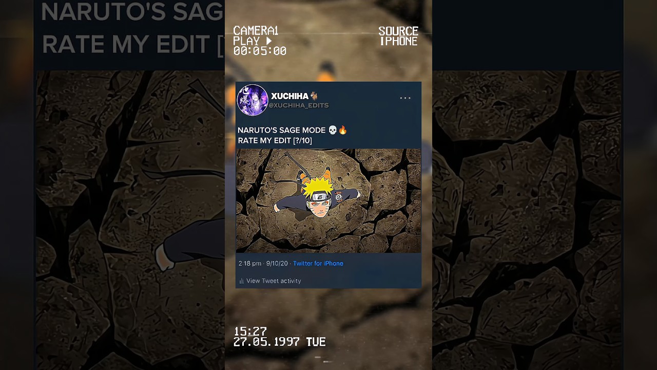 Naruto's Sage Mode 💀🔥 