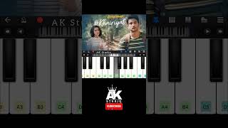 khairiyat pucho. easy piyano tutorial #khairiyat #shortvideo