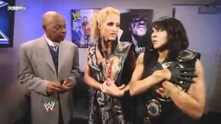 Wwe Smackdown 8610 Rosa Mendes, Layla, Michelle Mccool & Theodore Long Backstage