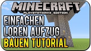 Minecraft PS3 Edition - einfachen Loren-Fahrstuhl bauen Tutorial [Deutsch|HD] thumbnail