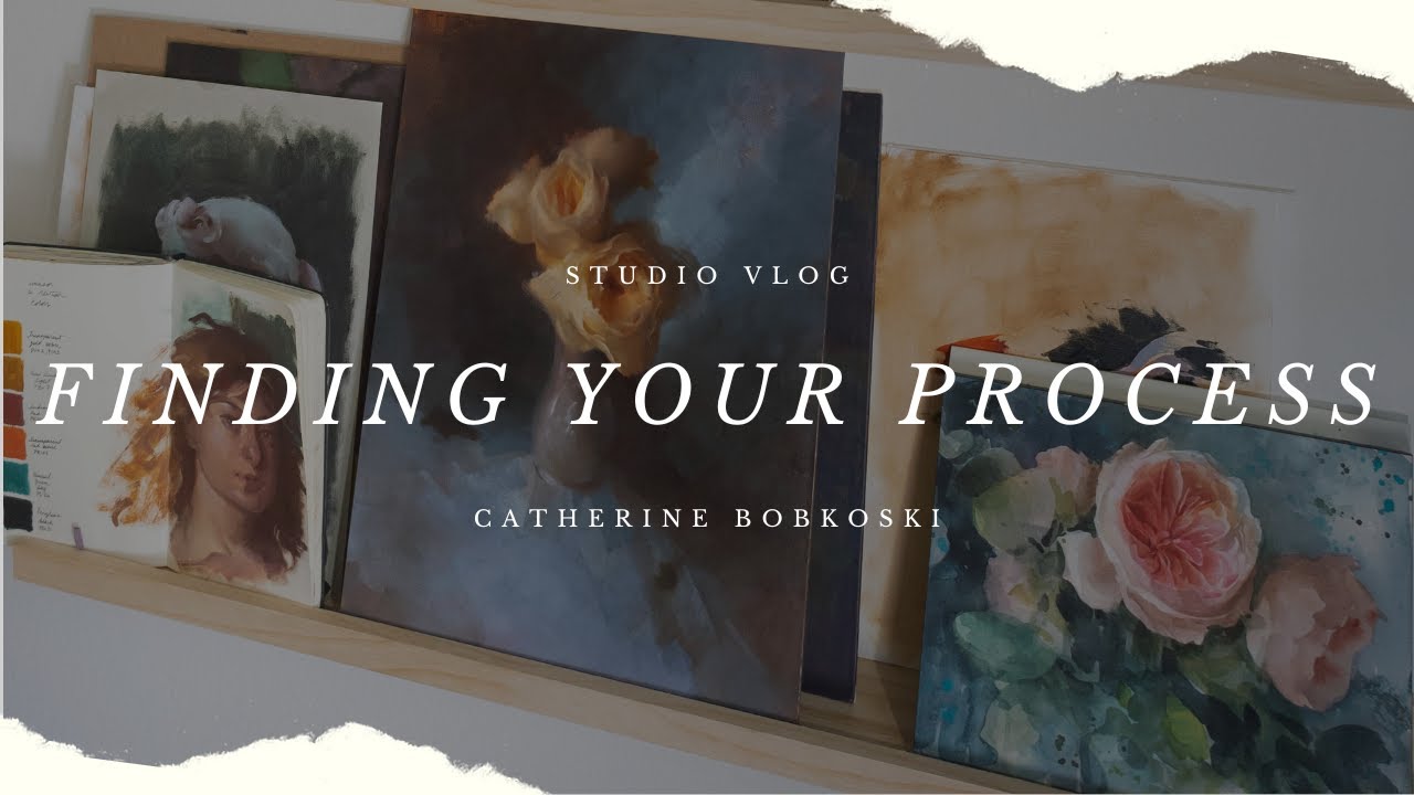 Finding Your Process | Studio Vlog | Catherine Bobkoski - YouTube
