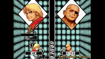 Capcom vs. SNK Pro (PSX / US / DuckStation) | Ken / Guile Arcade Playthrough