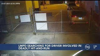 Surveillance video shows deadly hit-and-run of UofL student, LMPD looking for driver