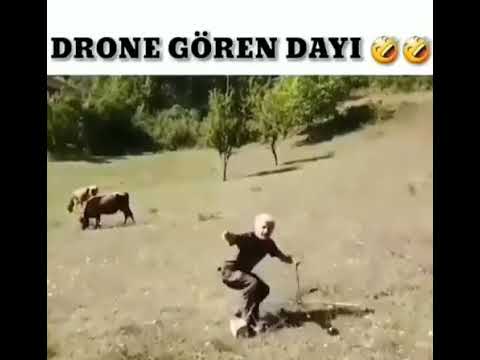 İlk kez drone gören dayı bakın ne yapıyor ⚡😅