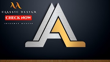 Classic Design || AA Logo || Pixellab Logo Design Tutorial ||