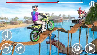 Extreme Bike Stunt Racing - Motocross Impossible Mega Ramp Racer - Android Gameplay #1 screenshot 1