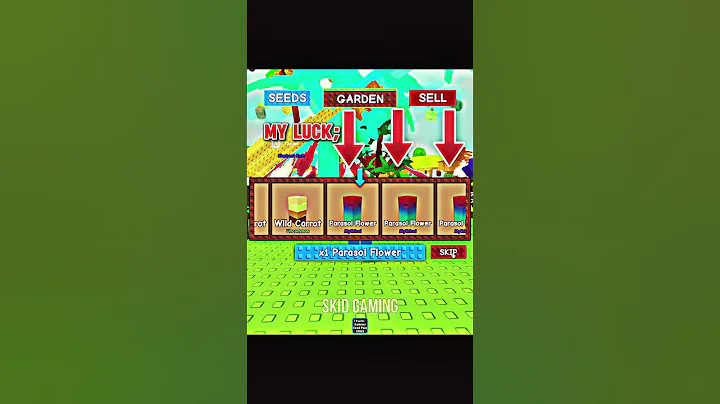 When Luckiest player joins Grow a Garden💀#growagarden #fyp #shorts #viralvideo