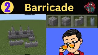 Protect your Castle with this Barricade build hack in Minecraft | Castle Mini Builds | Episode 2 screenshot 3