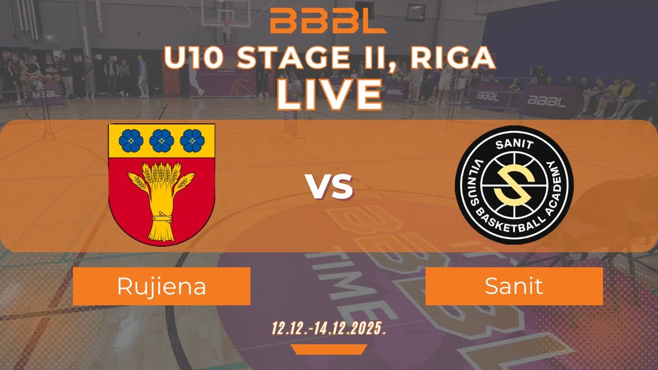 Rūjiena 2016 vs BC Sanit-2 2016 | BBBL U10 | Stage II - YouTube