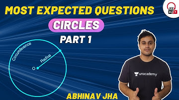 JEE Maths: Circles | Most Expected Questions Part 1 | JEE 24x7 | Abhinav Jha