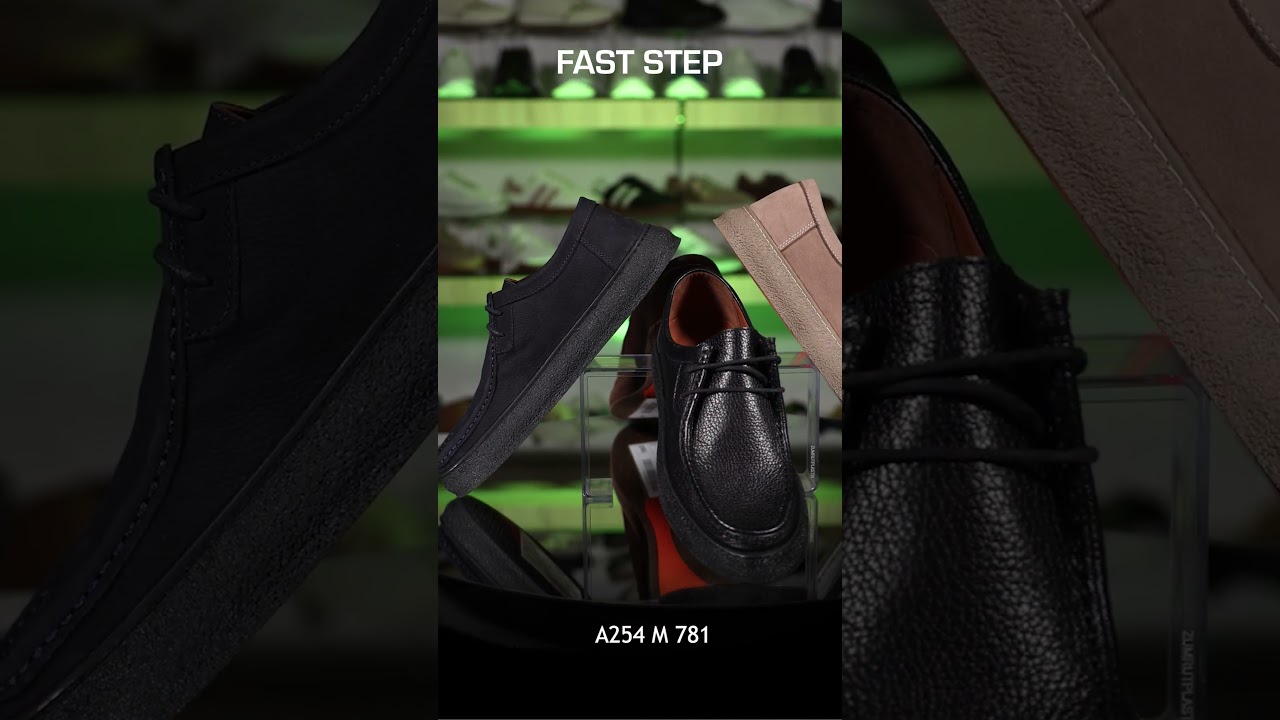 FAST STEP - A254 M 781 (Hakiki Deri  Nubuk Erkek Casual Ayakkabı) #faststep
