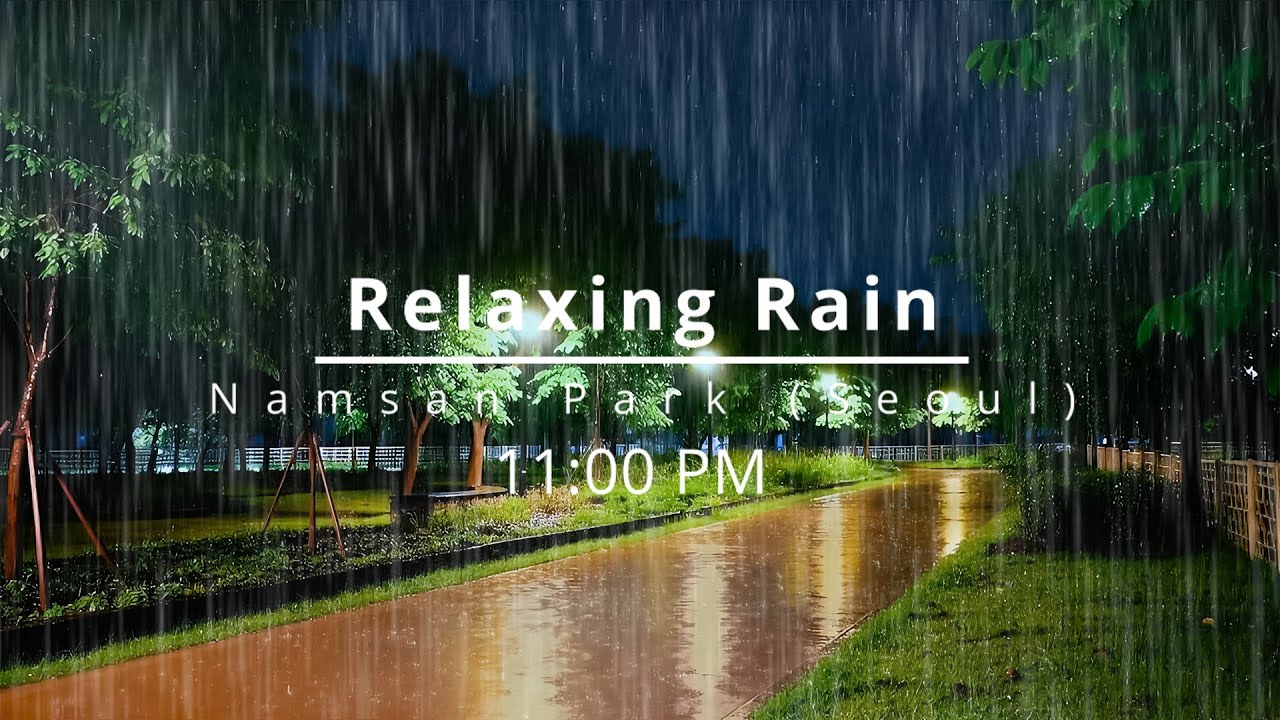Let Rain Sounds on Walking Way help you Sleep Fast Tonight | Soft Rain ASMR