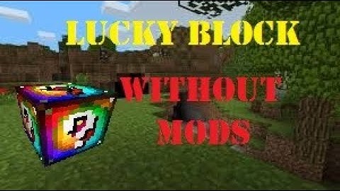 How to get lucky blocks in Minecraft [WITHOUT MODS]