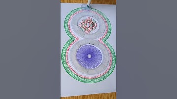 covering inner spirographs. ✴️ #spirograph #asmrvideos #shorts