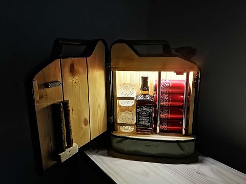 How to make Mini Bar from Jerry Can