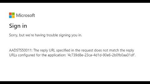How to fix the reply URL mismatch error in Entra ID - Microsoft Identity Platform