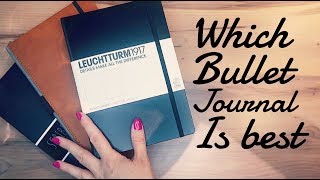 Comparing Bullet Journal notebooks | Leuchtturm, lemome & Scribbles that matter review