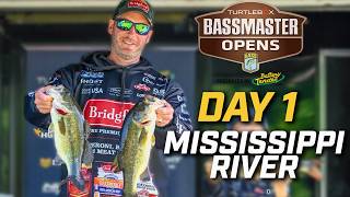Bassmaster OPENS anglers hit the Upper Mississippi River for Day 1