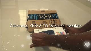 Zebronics ZEB-VITA Wireless Bluetooth 10W Portable Bar Speaker by Kiron V K 39 views 2 years ago 1 minute, 33 seconds