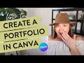 Canva Portfolio (Virtual Assistant Portfolio, Freelancer Portfolio, etc)