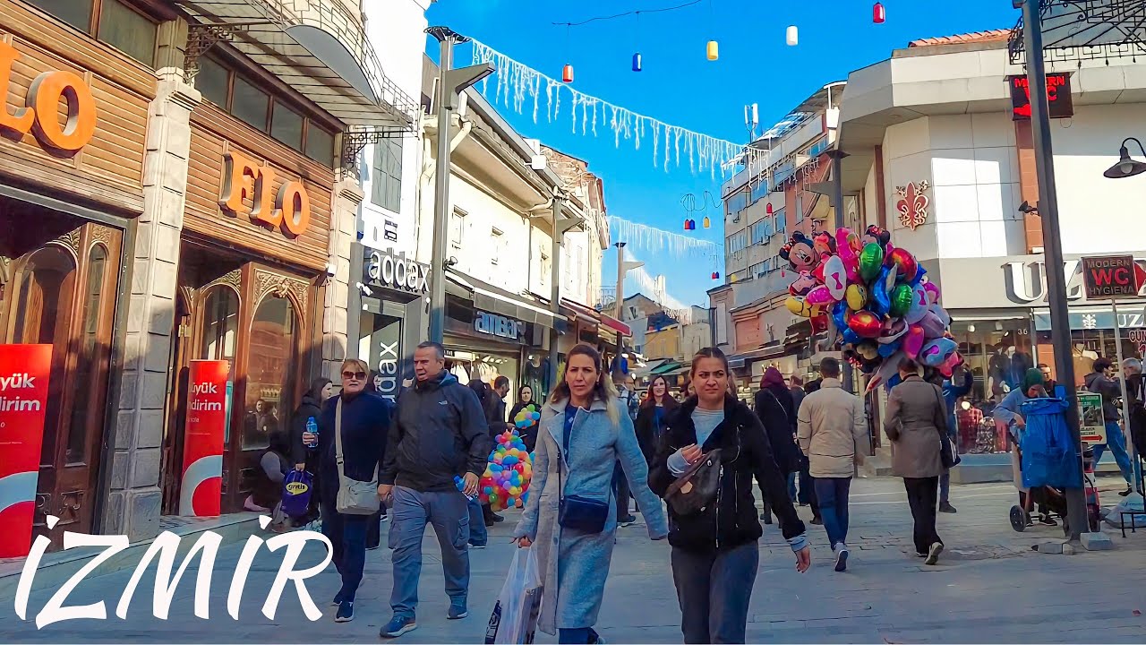 🇹🇷 Exploring Izmir's Heart: Kemeralti Bazaar & Çankaya in 71 Minutes (4K Walk)