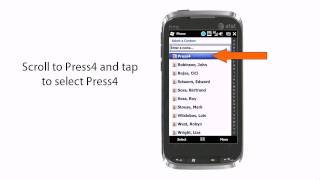 How to set up Press4 on your HTC Tilt2