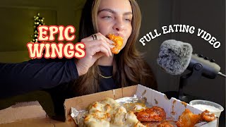I Tried Epic Wings for the First Time (Full Bites + Eating Video)