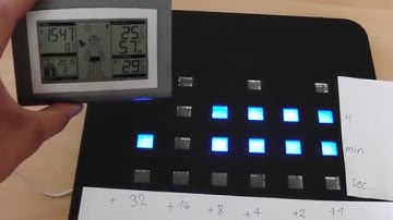 LED Binary clock (HD) Blue LED